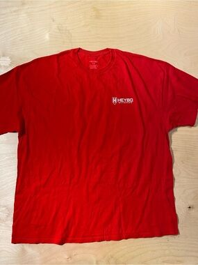 Heybo Men's Red Logo T-Shirt XXXL (SA)